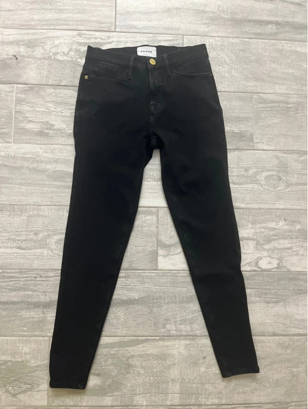 Frame Black Skinny Jeans